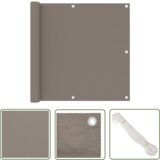  The Living Store Balkonsko platno taupe 90x400 cm oksford blago - Balkonsko Platno, (21743023) Cene