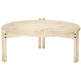 Karup Design Okrugao stolić za kavu od masivnog bora u prirodnoj boji ø 80 cm Sticks – Cijene