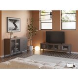 Marckeric Siva metalna TV komoda 160x50x35 cm Fayna – | shoptok.hr