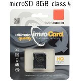  Spominska kartica 8GB Imro microSD class 4 + adapter | Shoptok.si