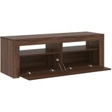 TV ormarić s LED svjetlima boja smeđeg hrasta 120 x 35 x 40 cm | shoptok.hr