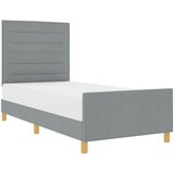  Krevetna konstrukcija Svjetlosiva 80 x 200 cm tkanina | Eponuda.com