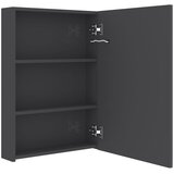  LED kupaonski ormarić s ogledalom sjajni sivi 50 x 13 x 70 cm | Eponuda.ba