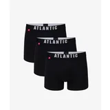 Atlantic Oprijete boksarice 3 Piece Črna