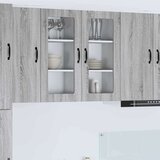  Stenska kuhinjska omarica 2 pcs Siva Sonoma 40 x 31 x 80 cm | Shoptok.si
