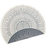NORTHRUGS Sivo-krem zunanja preproga Porto, ø 200 cm Cene