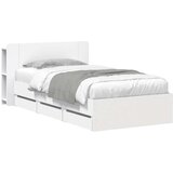  Okvir kreveta s pohranom Bijela 80 x 200 cm Konstruirano drvo | shoptok.hr