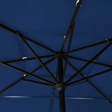  Vrtni suncobran s 3 razine i stupom 2,5 x 2,5 m azurnoplavi | shoptok.hr