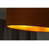  Duolla - Plafonski luster OVAL VEGAN 1xE27/15W/230V braon | Eponuda.com