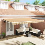 vidaXL retraktilna tenda večbarvno 500x300 cm tkanine Cene