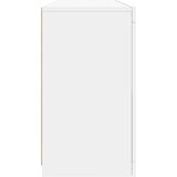  Komoda s LED svjetlima bijela 142,5 x 37 x 67 cm | shoptok.hr