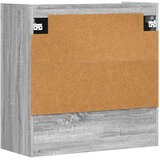  Polica na zidu Zidna montaža Siva Sonoma 80 x 36 x 80 cm | shoptok.hr