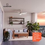 Klarstein Bolero stropni ventilator s svjetlom | 132 cm | 35 W | Tihi rad | Drvo | shoptok.hr