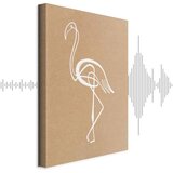  Slika - White Flamingo (1 Part) Vertical 40x60 Akustična | shoptok.hr