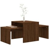 vidaXL Set stolića za kavu boja hrasta 100x48x40 cm konstruirano drvo | shoptok.hr