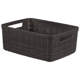 temno siva košara za shranjevanje Jute, 5 l