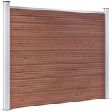  Panel za ogradu WPC 180 x 146 cm smeđi | shoptok.hr