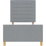  Postelja Svetlo Siva 90x190 cm Tkanina, (22049168) | Shoptok.si