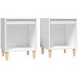  Noćni ormarići 2 kom Bijela 40x35x50 cm | shoptok.hr