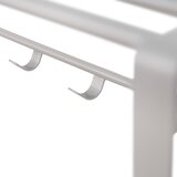 Spinder Design Siva/bež metalna zidna vješalica s policom Rex – | shoptok.hr