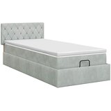  Podesivi krevet s madracem Svjetlosiva 90 x 200 cm Baršun | shoptok.hr