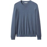 MANGO MAN Pulover 'Seda' golobje modra | Shoptok.si