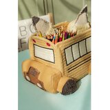 Lorena Canals Oker rumena tekstilna otroška škatla za shranjevanje 22x19x15 cm School Bus – | Shoptok.si