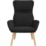  Stolica za opuštanje crna baršunasta | shoptok.hr