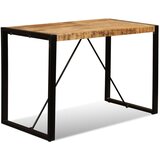  Blagovaonski Stol Masivno Grubo Obrađeno Drvo Manga 120 cm | shoptok.hr
