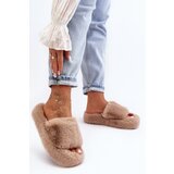 Boto Women's Furry Slippers Beige Biella | shoptok.hr
