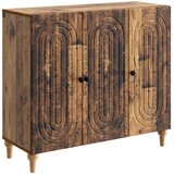 vidaXL Strani šal Star les 89 x 34,5 x 80 cm Inženirski les, (5000217681) | Shoptok.si