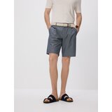 Reserved Chino kratke hlače s remenom - mornarsko plava | shoptok.hr