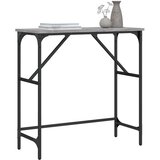  Konzolni stol siva boja hrasta 75x32x75 cm konstruirano drvo | Eponuda.ba