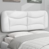  Jastuk za uzglavlje Hvar bijeli 120 cm od umjetne kože | shoptok.hr
