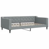  Dnevni krevet na razvlačenje svjetlosivi 100x200 cm od tkanine | shoptok.hr