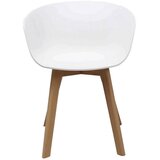 MID.YOU SET NASLANJAČEV, les, umetna masa bela | Shoptok.si