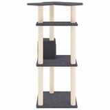  Penjalica za mačke sa stupovima za grebanje tamnosiva 123 cm | shoptok.hr