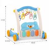  2u1 interaktivna guralica i teretanica plava | ePonuda.com