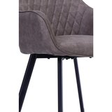 Livetastic Set Naslanjačev Mira, Rjavosiva, 2-Delni | Shoptok.si