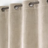 Douceur d intérieur Bež zavesa iz mikroflanele 140x240 cm Flanela – | Shoptok.si