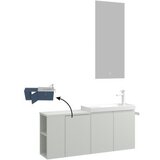 Hanah home Kupatilski ormarić sa umivaonikom i ogledalom (2 komada) Perla 110 344 | Eponuda.com
