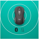 Logitech M650 L, bežični miš, crni, za ljevake | shoptok.hr