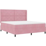  Krevet s opruga kutije Ružičasta 180 x 200 cm Baršun | shoptok.hr
