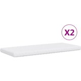  Dnevni krevet na razvlačenje krem 100 x 200 cm od tkanine | shoptok.hr
