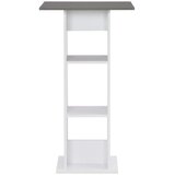  Barski stol bijeli i antracit sivi 60 x 60 x 110 cm | shoptok.hr
