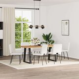 vidaXL Jedilni stoli 6 kosov belo umetno usnje | Shoptok.si