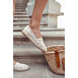 S. BARSKI Classic Women's Espadrilles Openwork Beige Catris | shoptok.hr