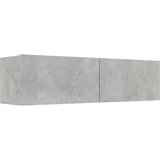 Maison Chic TV omarica - TV stojalo - Televizijska omarica betonsko siva 120x30x30 cm inženirski les, (21701856) | Shoptok.si