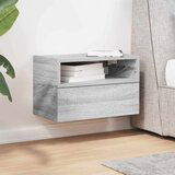 vidaXL Stenska nočna omarica siva sonoma 45x26x28,5 cm | Shoptok.si