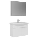 Hanah home Kupatilski ormarić sa umivaonikom i ogledalom (2 komada) Purus 80 344 | Eponuda.com